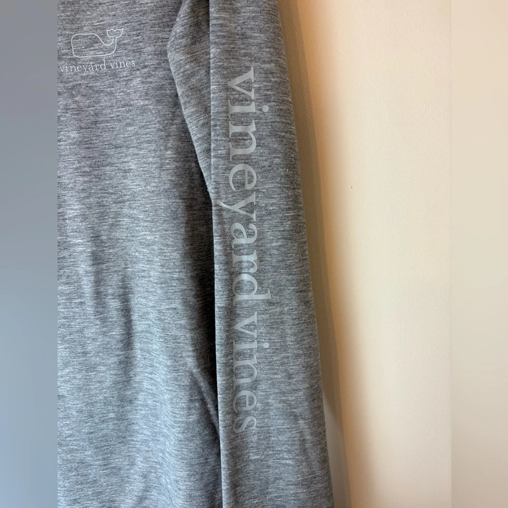 Vineyard Vines Performance Grey Drawstring Hoodie Pullover Sweatshirt Top Large - Picture 2 of 12